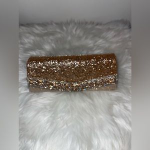 Gold clutch NWOT